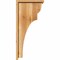 Ekena Millwork Yorktown Rough Sawn Corbel w/Backplate, Western Red Cedar, 8"W x 14"D x 30"H COR08X14X30YOR01RWR - alternate 2